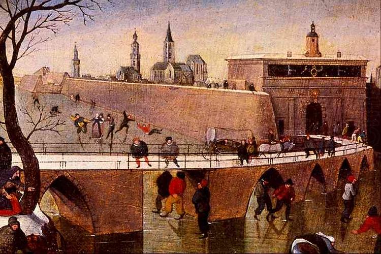 Skating on the Ditches of the Walls, Abel Grimmer